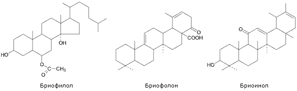 Бриофилол, бриофолон, бриофинол