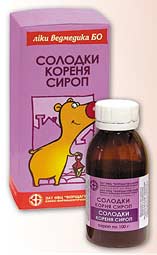 Солодки корня сироп