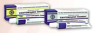 Синтомицина линимент